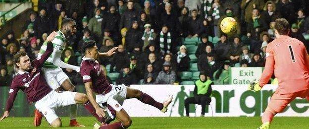 Celtic pounce on Hearts' Edinburgh derby defeat