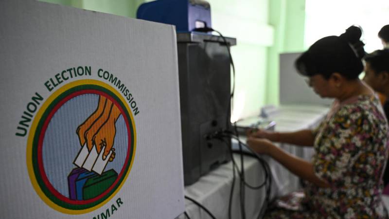 Myanmar junta stages election after five years of civil war