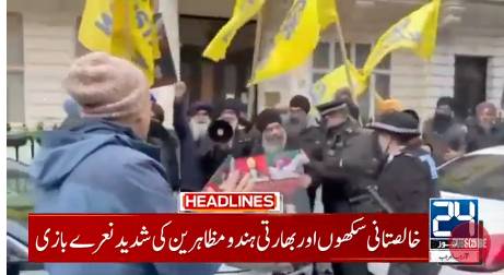 Sikh community foils Hindu protest outside Bangladesh embassy in London
