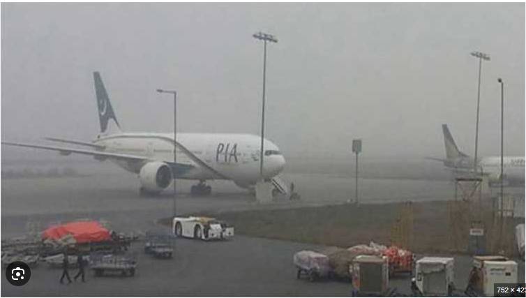 Nine flights cancelled, 20 delayed due to fog at Lahore Airport