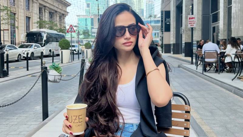 Sana Javed turns heads with effortless urban style