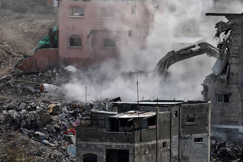 Israel begins demolishing 25 residential buildings in West Bank camp