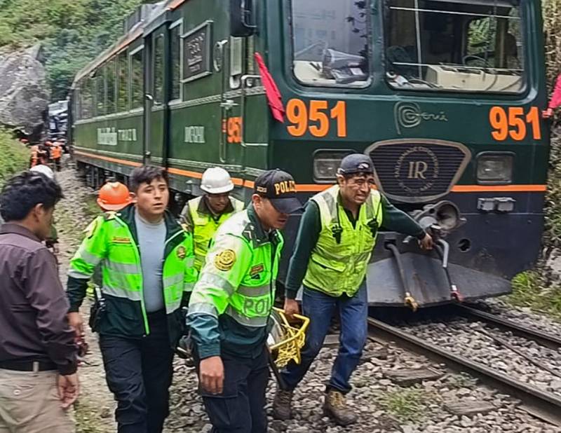 Train crash near Peru's Machu Picchu kills one, injures 40