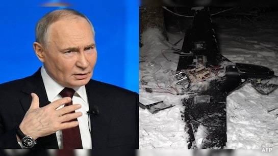 Russia shows video of drone it says Ukraine fired at Putin residence