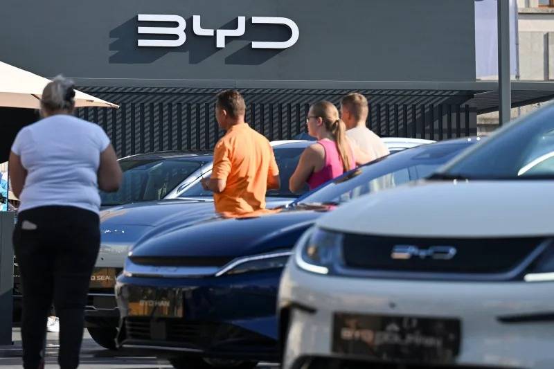 China's BYD logs record EV sales in 2025