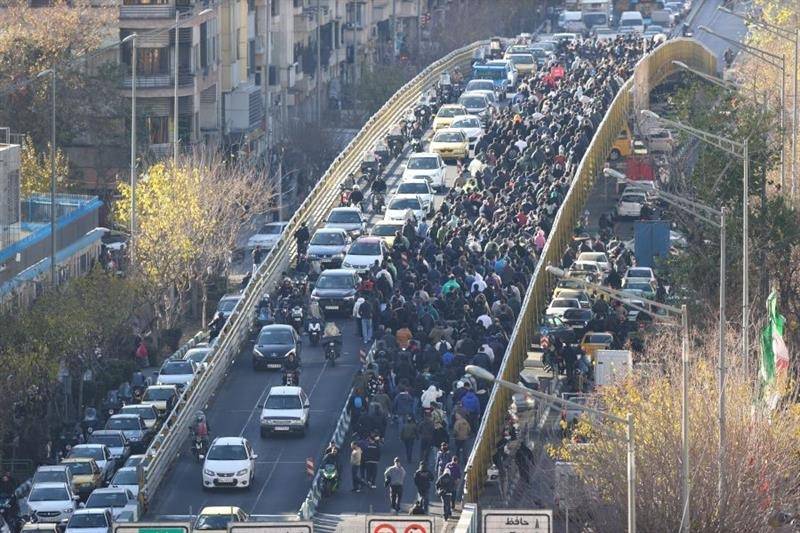 Member of Iranian security forces killed during protests: state media
