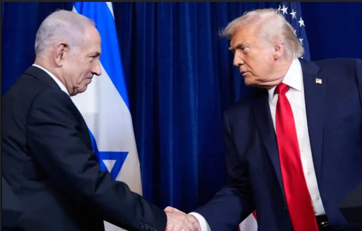 Israel's Netanyahu among partygoers at Trump's New Year's Eve fete