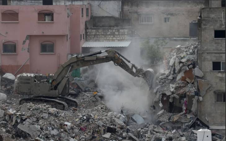 Israel begins demolishing 25 buildings in West Bank camp