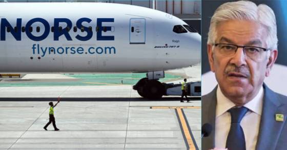 Pakistan allows UK's Norse Atlantic to operate direct flights: Kh Asif