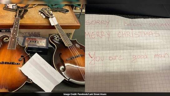 Thief returns stolen guitars with apology letter in United States