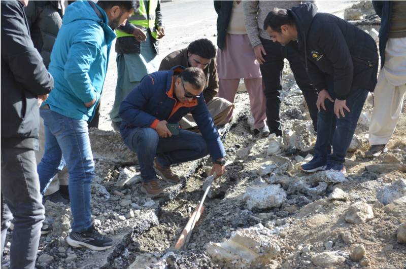Underground optical fiber cable between Babusar Top to Chilas Zero Point restored