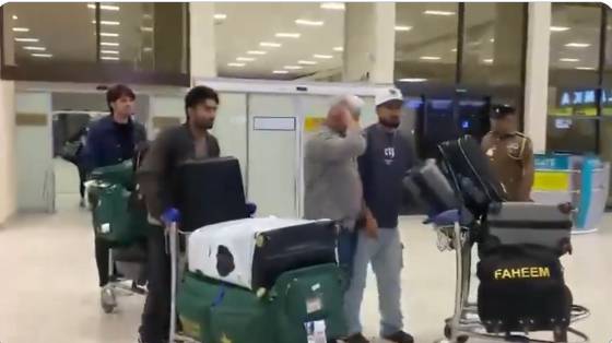 Four members of Pakistan's T20I squad land in Sri Lanka