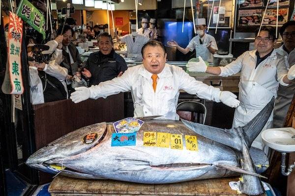 Bluefin Tuna sells for record $3.2 million at Tokyo’s first fish auction of 2026