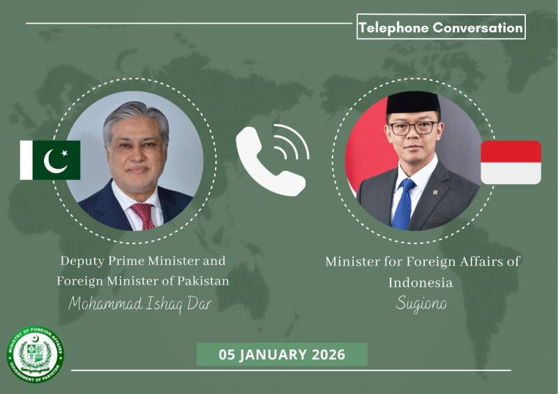 Dar, Sugiono review Pak-Indonesia bilateral relations, discuss regional issues
