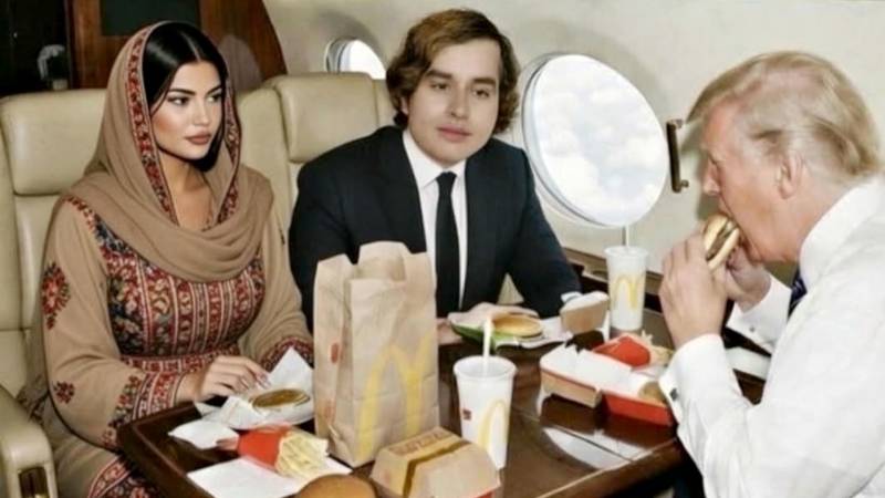 Donald Trump ‘meets’ Nasir Khan Jan mid-air 
