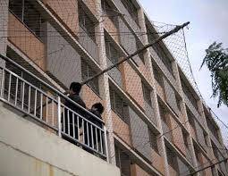 Private university installs safety nets to prevent suicides