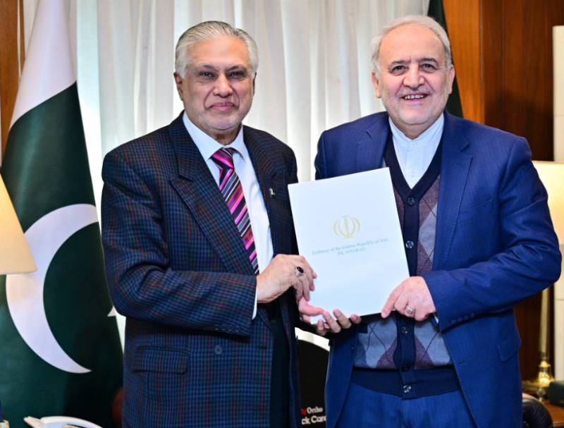 Ishaq Dar receives letter from Iranian foreign minister