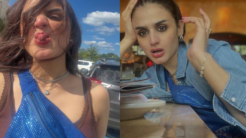 Hira Mani sets temperature high over bold dreamscape attire