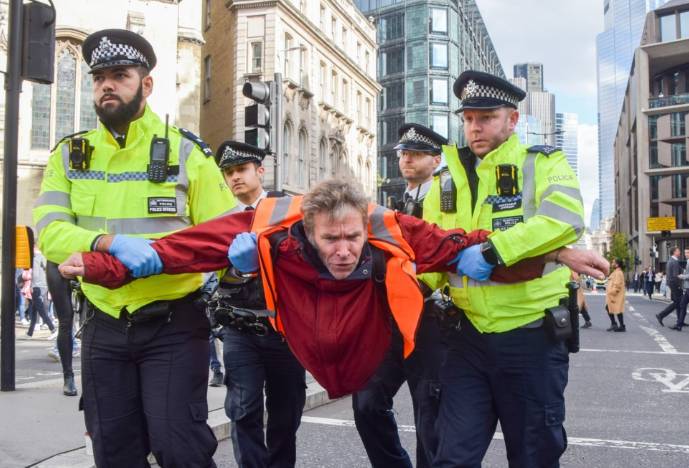 HRW warns right to protest 'under attack' in UK
