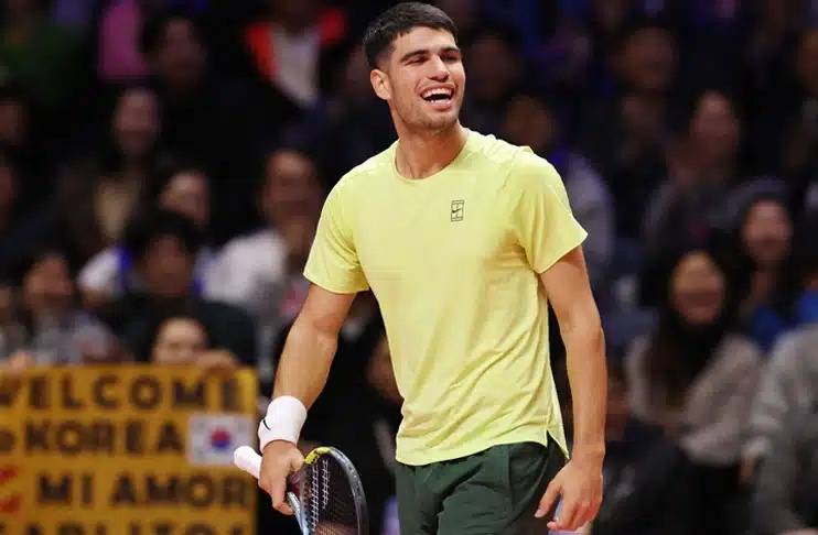 Alcaraz beats Sinner in sold-out South Korea exhibition match