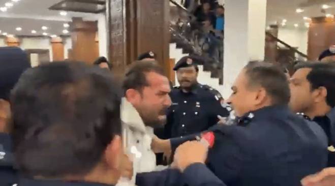 Probe into rowdyism seen during KP CM visit to PA underway