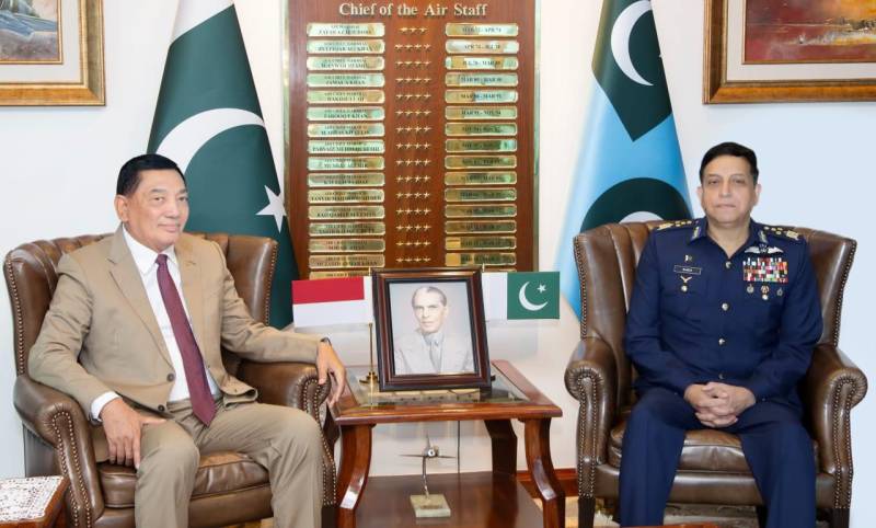 Indonesian defence delegation calls on Air Chief Marshal Zaheer Baber