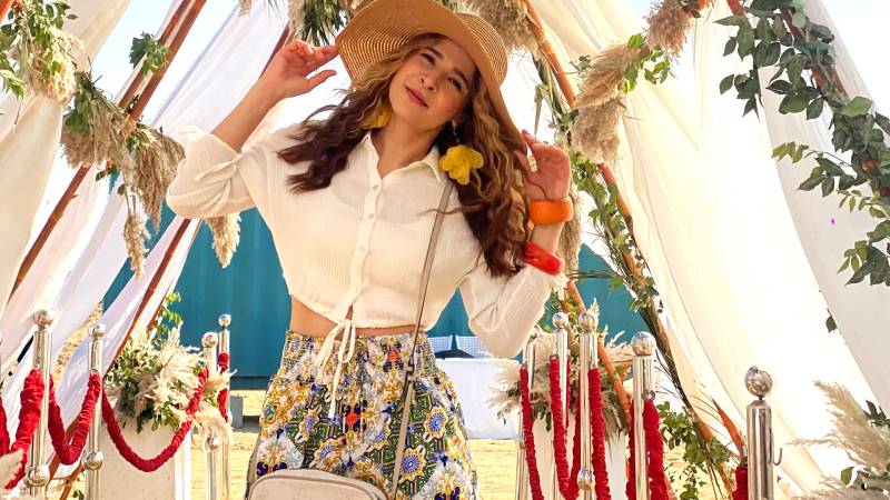 Ayesha Omar shares glimpses from coastal adventure