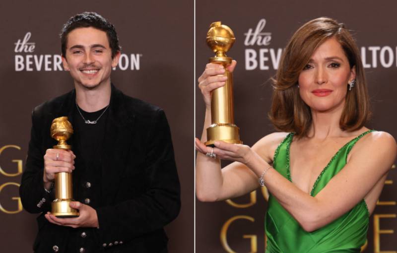 'One Battle After Another', 'Hamnet' triumph at Golden Globes