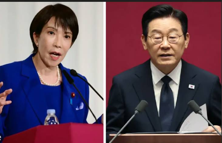 Leaders of Japan and South Korea meet as China flexes muscles