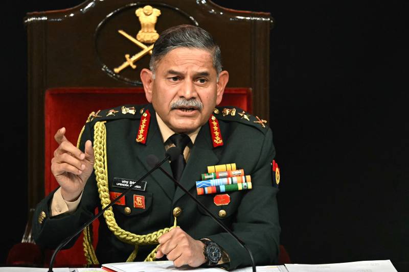 India's army chief accuses Pakistan of cross-border drone incursions in Kashmir