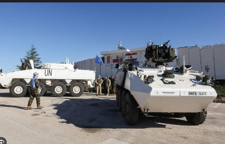 UN force says Israeli tank fired near peacekeepers in Lebanon