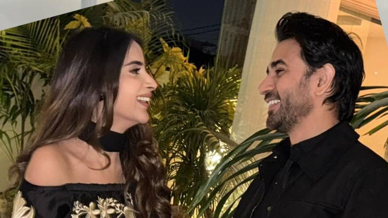 Saboor Aly shares serene late-night outing with husband Ali Ansari