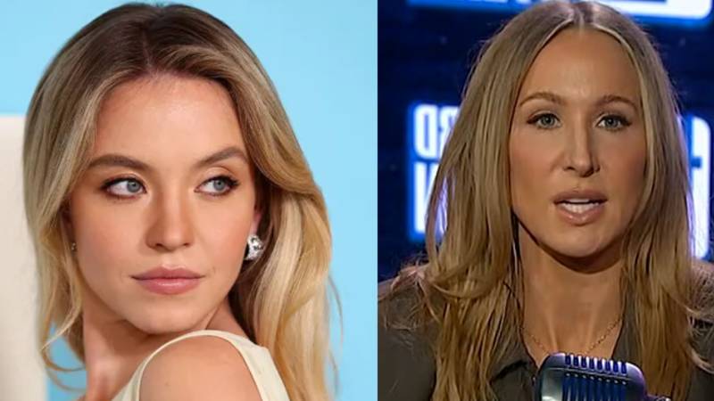 Nikki Glaser reveals forced-to-cut Sydney Sweeney swipe at Golden Globes 