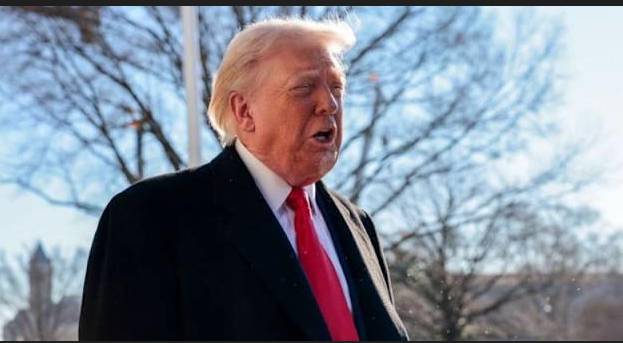 Trump flips off, curses at heckler during factory visit