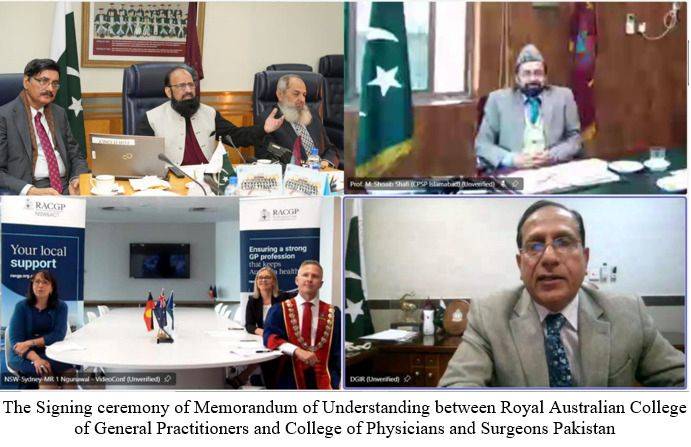 RACGP, CPSP sign MoU to strengthen speciality of Family Medicine and General Practice in Pakistan