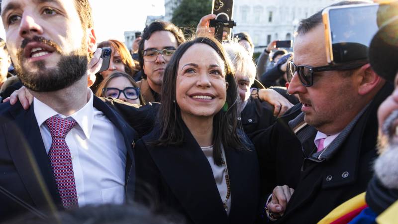 Machado vows to be Venezuela president 'when the right time comes'