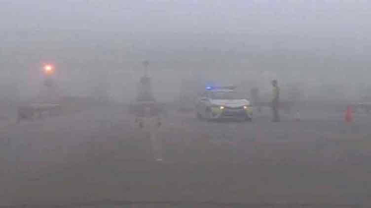 Dense fog forces closure of Lahore–Sialkot Motorway 