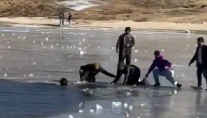Two tourists drown after ice breaks on frozen lake in India’s Arunachal Pradesh