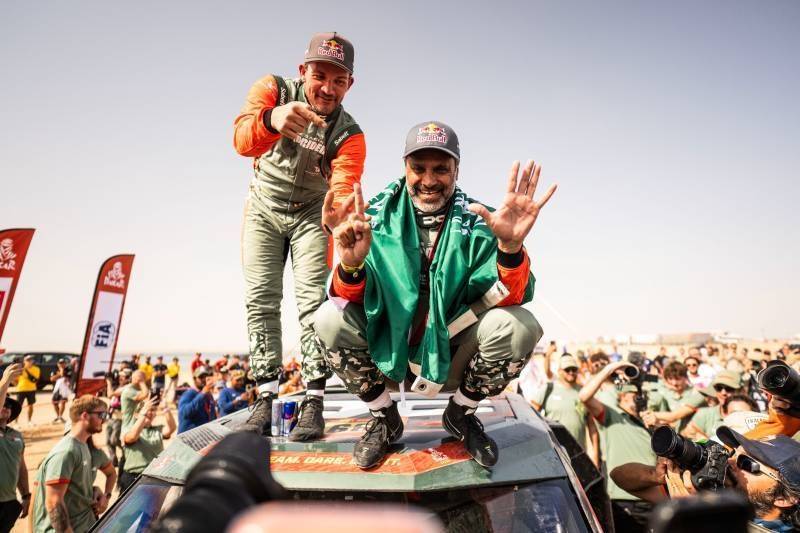 Qatari Nasser Al-Attiyah wins Dakar Rally for sixth time