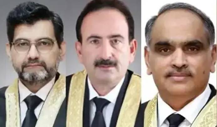 Justices Azam Khan, Asif, Minhas take oath as regular IHC judges 