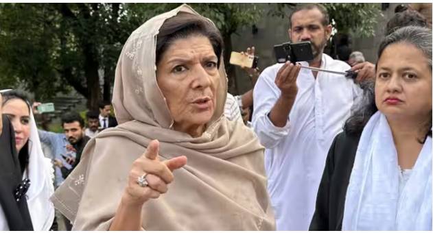 Imran Khan's sisters stage-sit-in near Adiala Jail in Pindi 