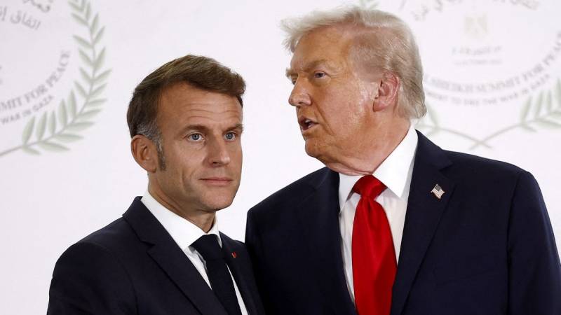 Trump predicts French President will soon leave office