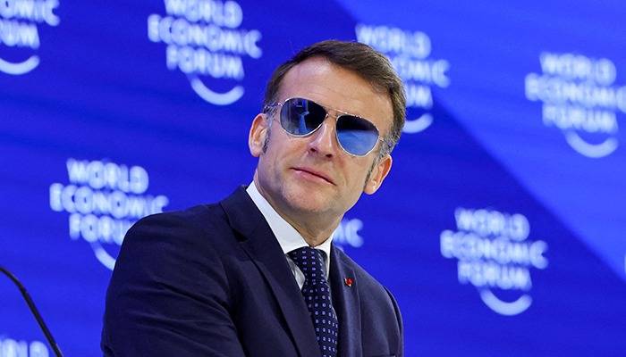 Macron’s sunglasses at Davos spark buzz