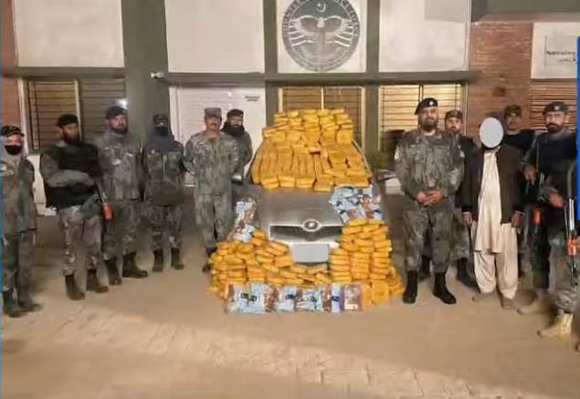 248kg hashish and opium seized on M1 Motorway