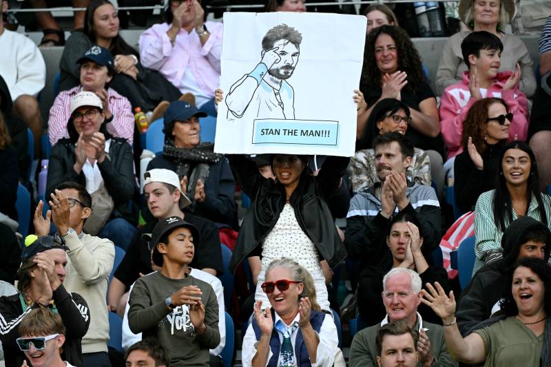 Djokovic, Sinner plough on in Melbourne, Wawrinka makes history
