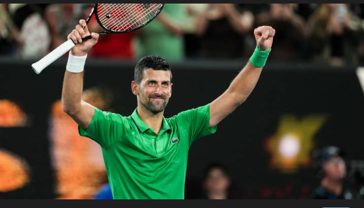 Djokovic eases into Melbourne third round - with help from a tree
