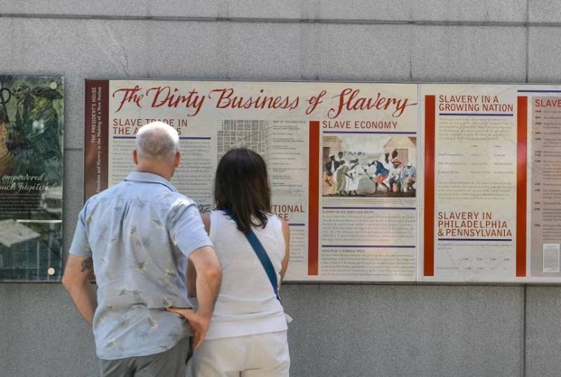 Philadelphia city sues over slavery exhibit removal