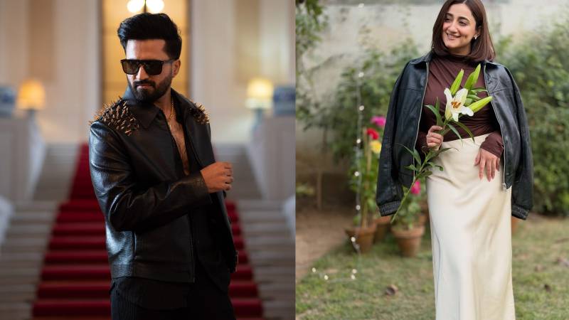 Falak makes fan’s day with glasses swap in live collab with Nimra Mehra