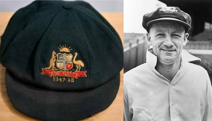 Bradman cap fetches record price at auction