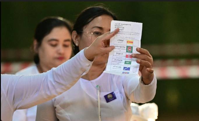 Myanmar pro-military party declares victory in junta-run polls